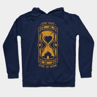 Hourglass Stay At Home Tattoo Design Hoodie